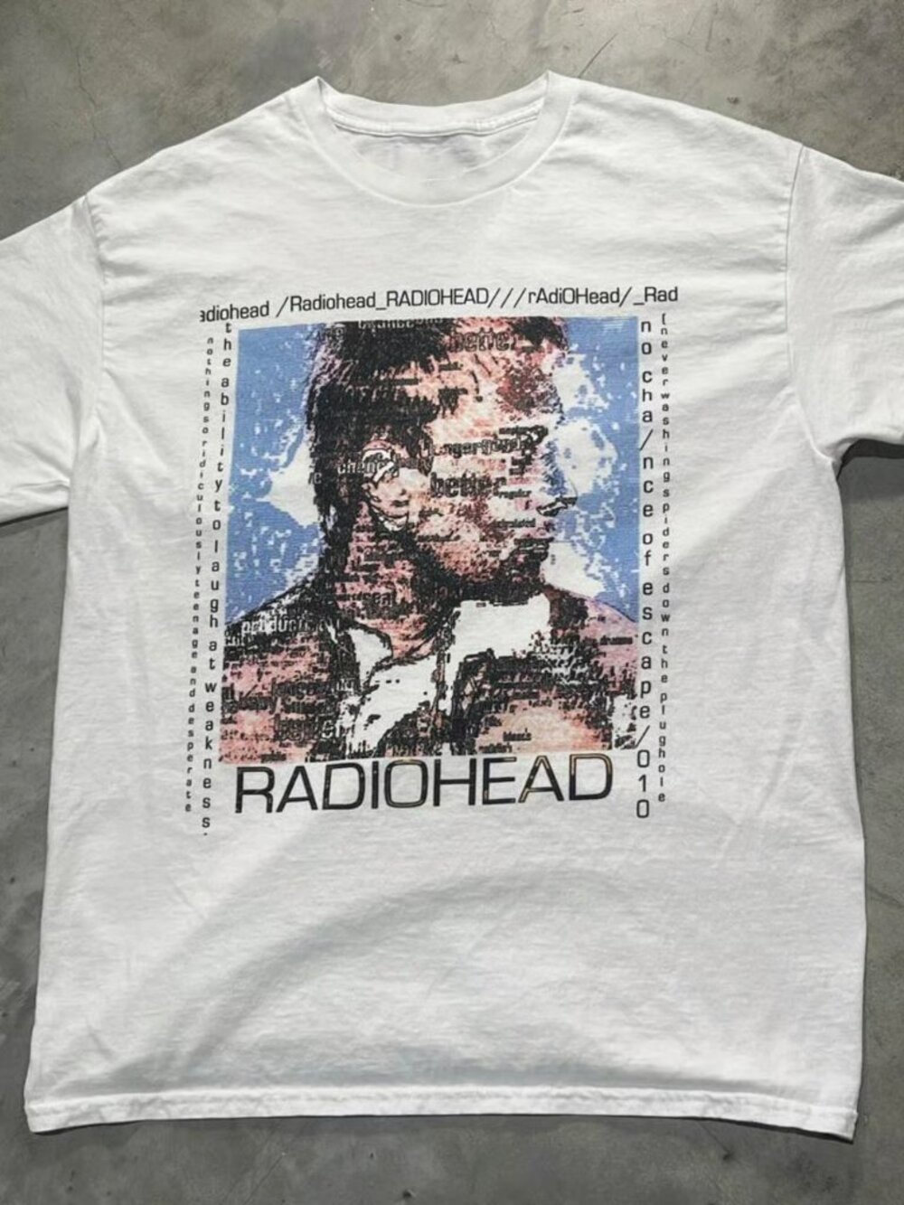 RADIOHEAD No chance of Escape white tee